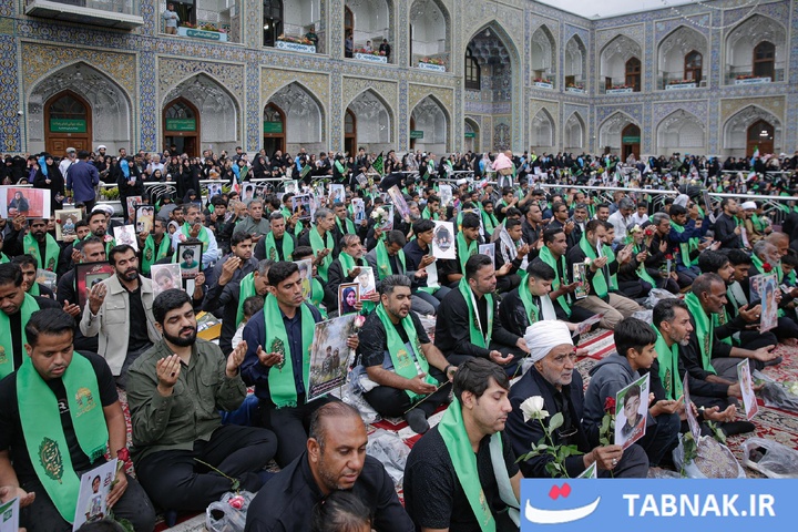 سفر خانواده شهدای میناب به حریمِ امام رئوف