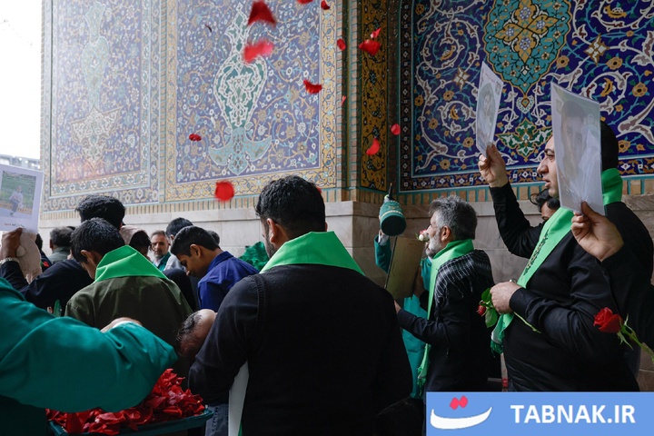 سفر خانواده شهدای میناب به حریمِ امام رئوف