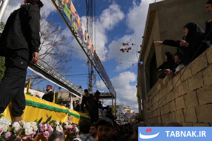 مراسم تشییع شهدای حزب‌الله