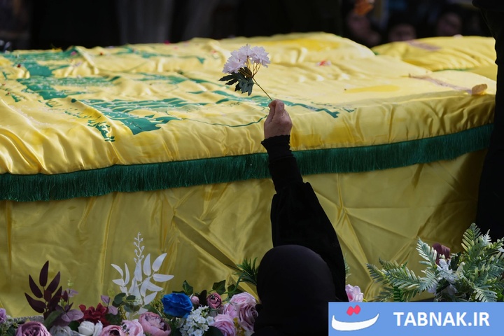 مراسم تشییع شهدای حزب‌الله