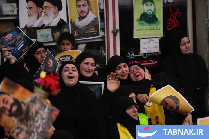 مراسم تشییع شهدای حزب‌الله