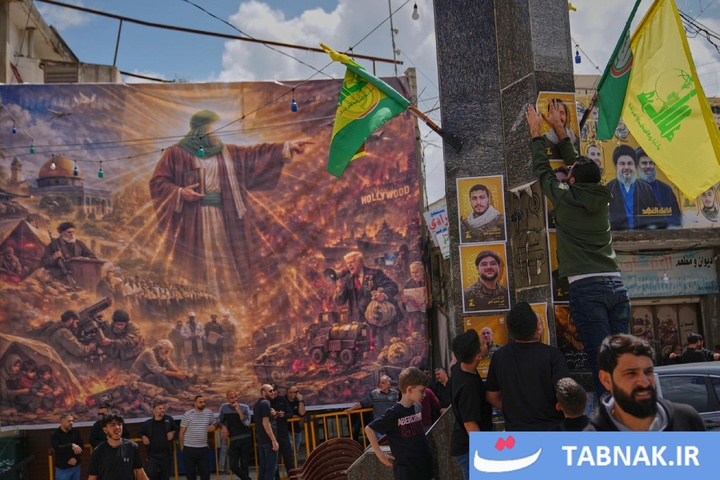 مراسم تشییع شهدای حزب‌الله