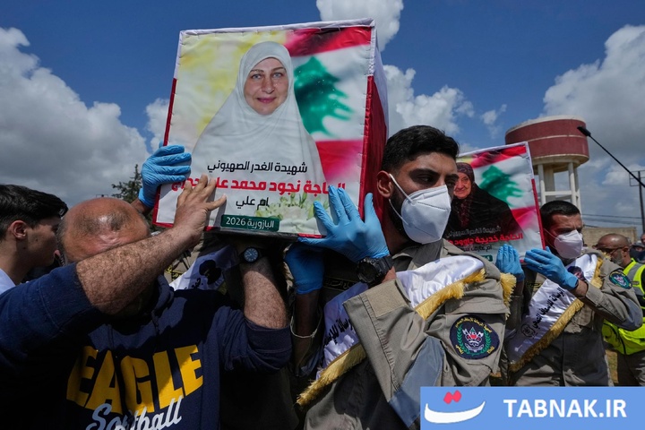 مراسم تشییع شهدای حزب‌الله