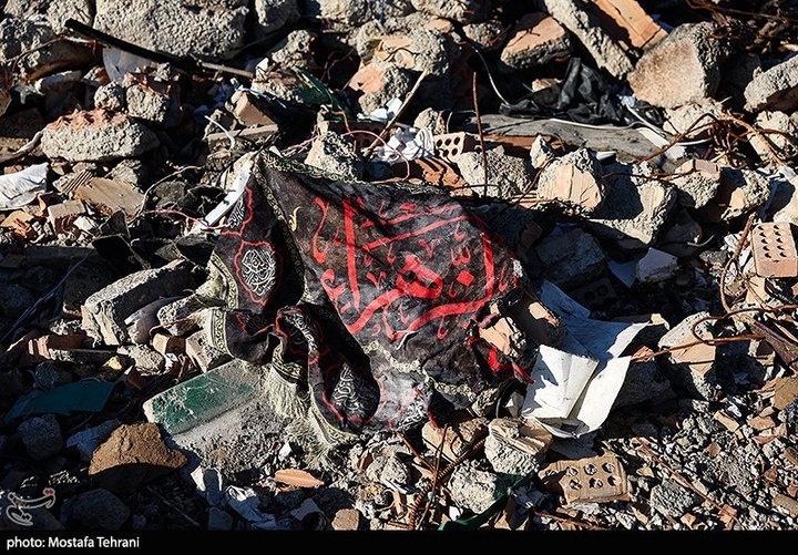 آثار حملات آمریکایی_صهیونی به ساختمان شهرداری منطقه 18