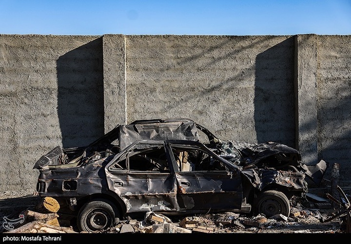 آثار حملات آمریکایی_صهیونی به ساختمان شهرداری منطقه 18