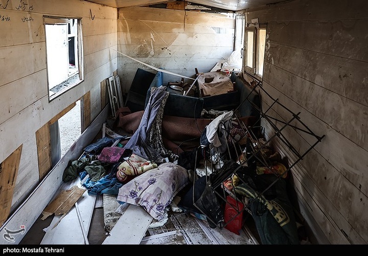 آثار حملات آمریکایی_صهیونی به ساختمان شهرداری منطقه 18