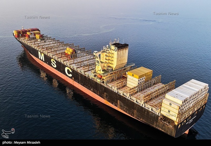 توقیف کشتی کانتینری MSC اسرائیلی