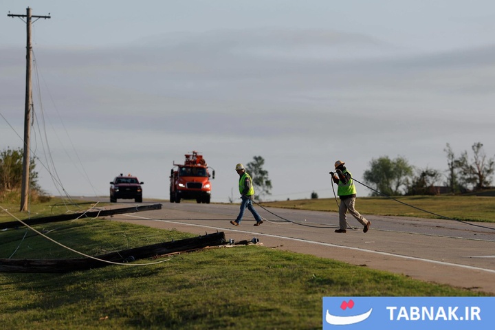 گردباد شمال اوکلاهما را درنوردید