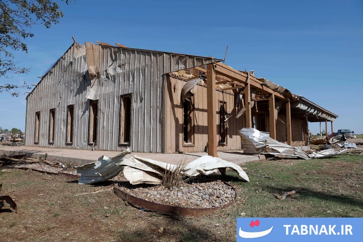 گردباد شمال اوکلاهما را درنوردید