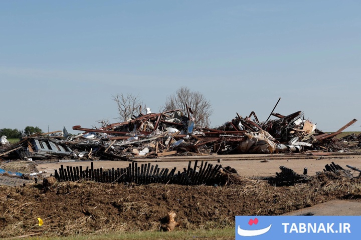 گردباد شمال اوکلاهما را درنوردید