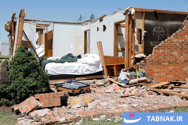 گردباد شمال اوکلاهما را درنوردید