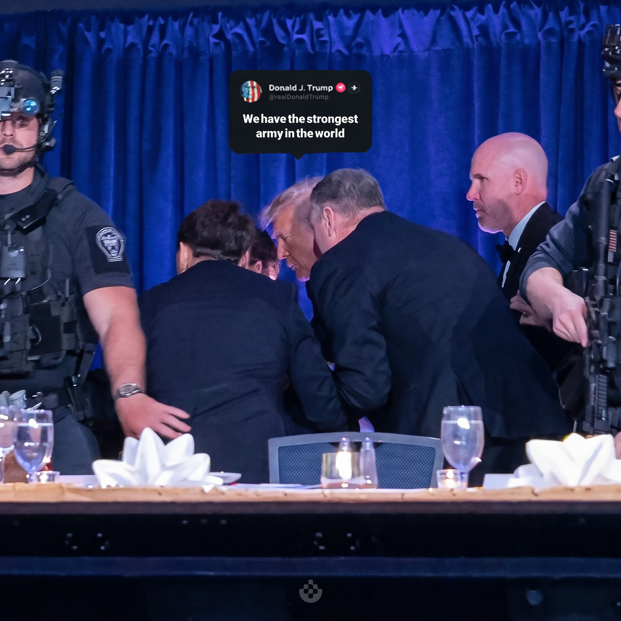 می‌گفت: ما قوی‌ترین ارتش دنیا رو داریم! دیدیم :))