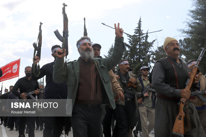 رزمایش بزرگ جان فدایان امام رضایی - کرمانشاه