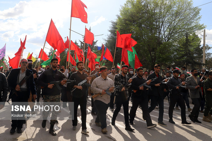 رزمایش بزرگ جان فدایان امام رضایی - کرمانشاه