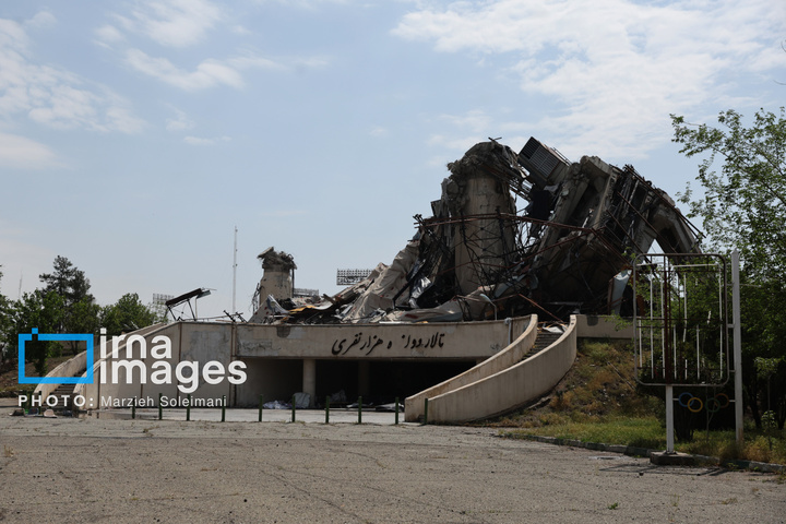 خسارات جنگ رمضان در مجموعه ورزشی آزادی