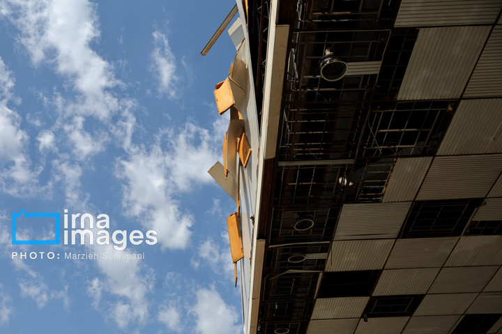 خسارات جنگ رمضان در مجموعه ورزشی آزادی