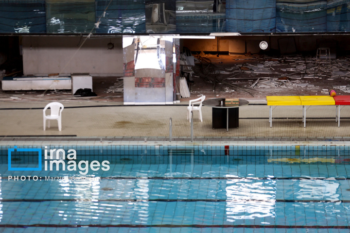 خسارات جنگ رمضان در مجموعه ورزشی آزادی