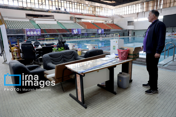 خسارات جنگ رمضان در مجموعه ورزشی آزادی