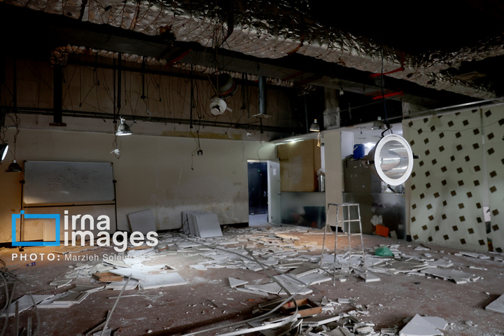 خسارات جنگ رمضان در مجموعه ورزشی آزادی