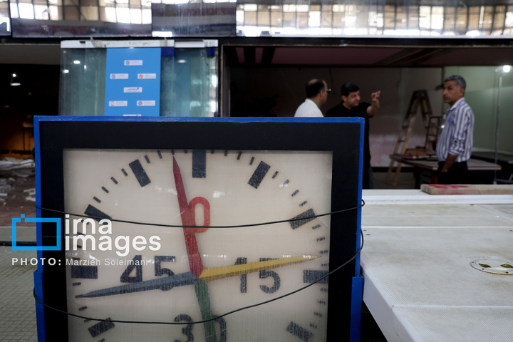 خسارات جنگ رمضان در مجموعه ورزشی آزادی