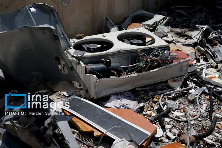 خسارات جنگ رمضان در مجموعه ورزشی آزادی