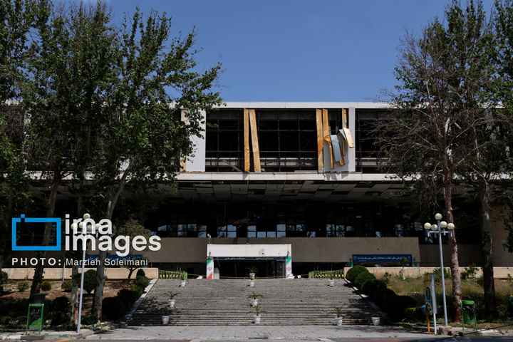 خسارات جنگ رمضان در مجموعه ورزشی آزادی