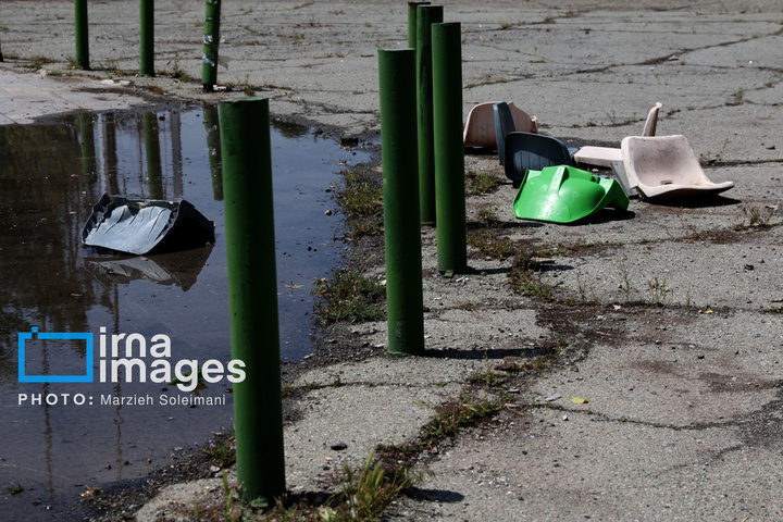 خسارات جنگ رمضان در مجموعه ورزشی آزادی