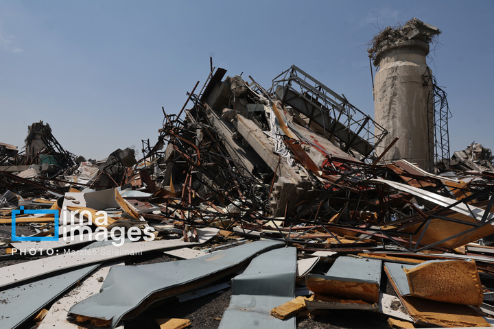 خسارات جنگ رمضان در مجموعه ورزشی آزادی