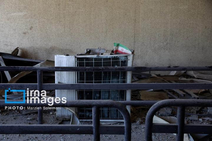 خسارات جنگ رمضان در مجموعه ورزشی آزادی