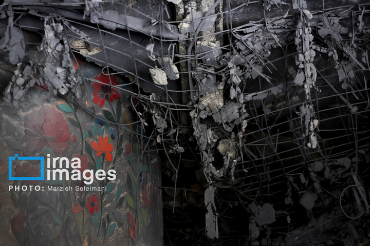 خسارات جنگ رمضان در مجموعه ورزشی آزادی