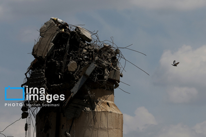 خسارات جنگ رمضان در مجموعه ورزشی آزادی