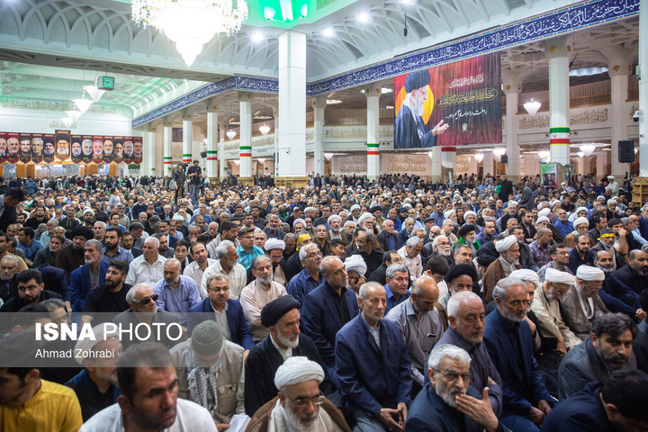 مراسم چهلم شهادت دکتر علی لاریجانی - حرم حضرت فاطمه معصومه سلام الله علیها