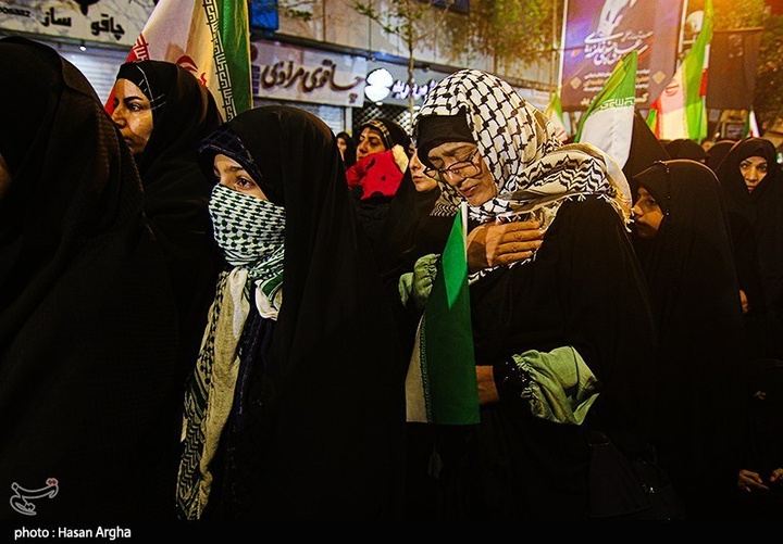 آئین وداع با پیکر مطهر 14 شهید تخریب چی - زنجان