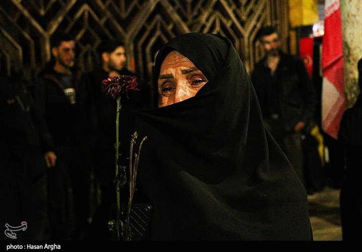 آئین وداع با پیکر مطهر 14 شهید تخریب چی - زنجان
