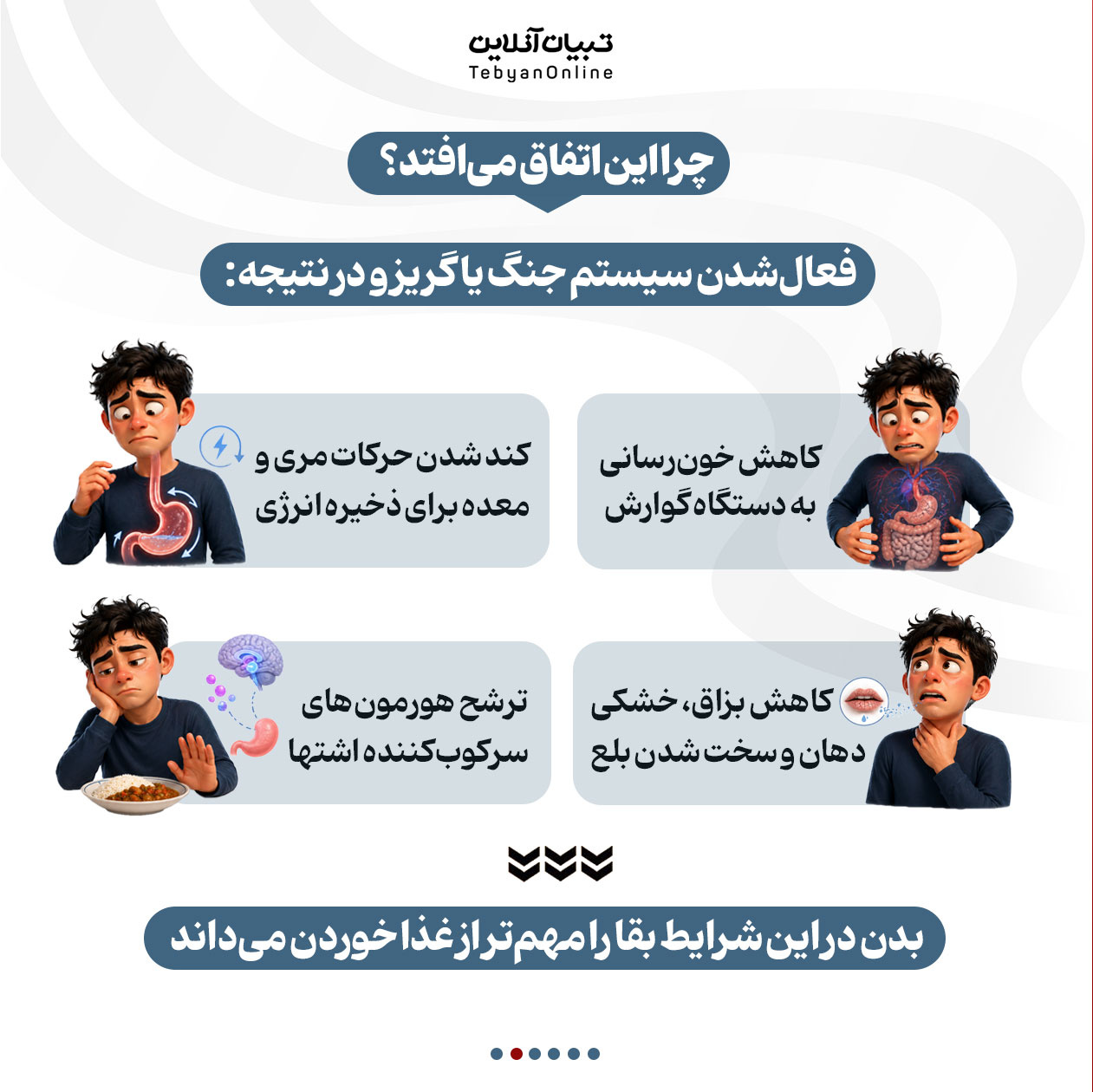 چرا زمان استرس، راه گلو بسته میشود؟