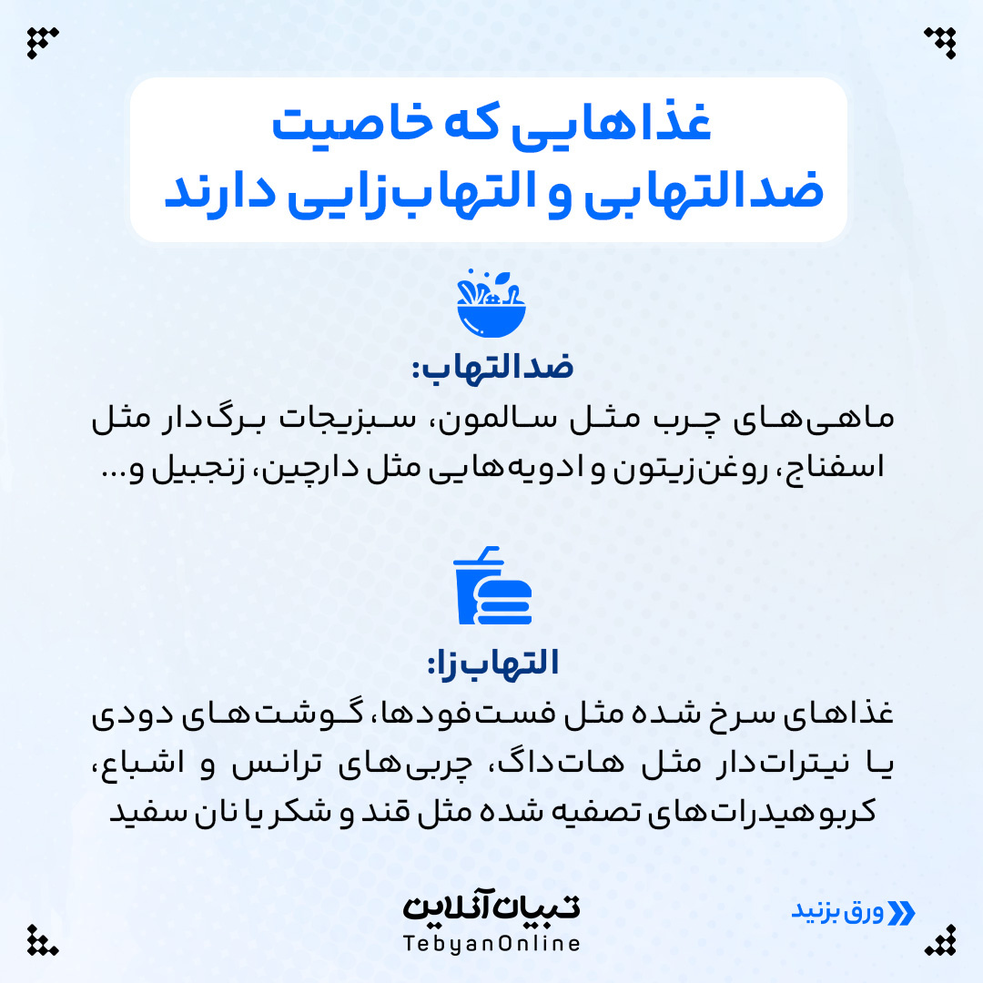 آنچه خوب است درمورد التهاب بدن بدانید