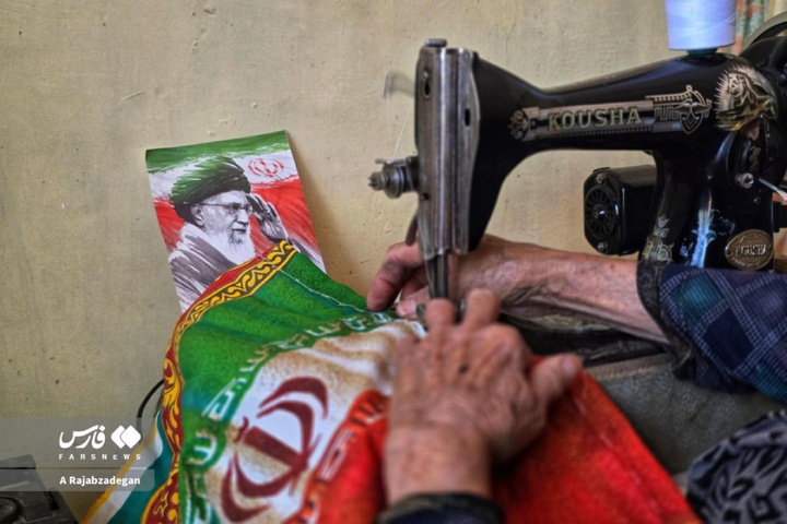 سنگر مقاومت با سوزن و نخ