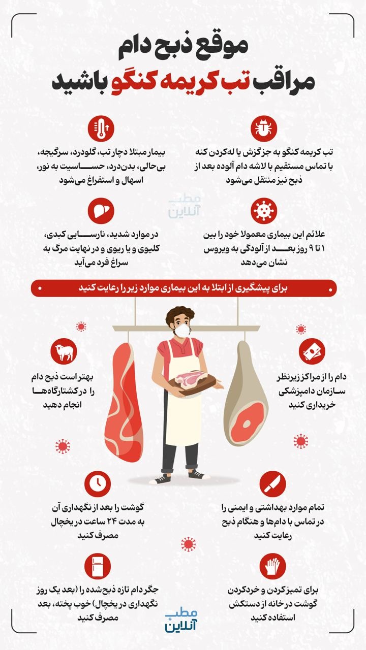 موقع ذبح دام مراقب تب کریمه کنگو باشید