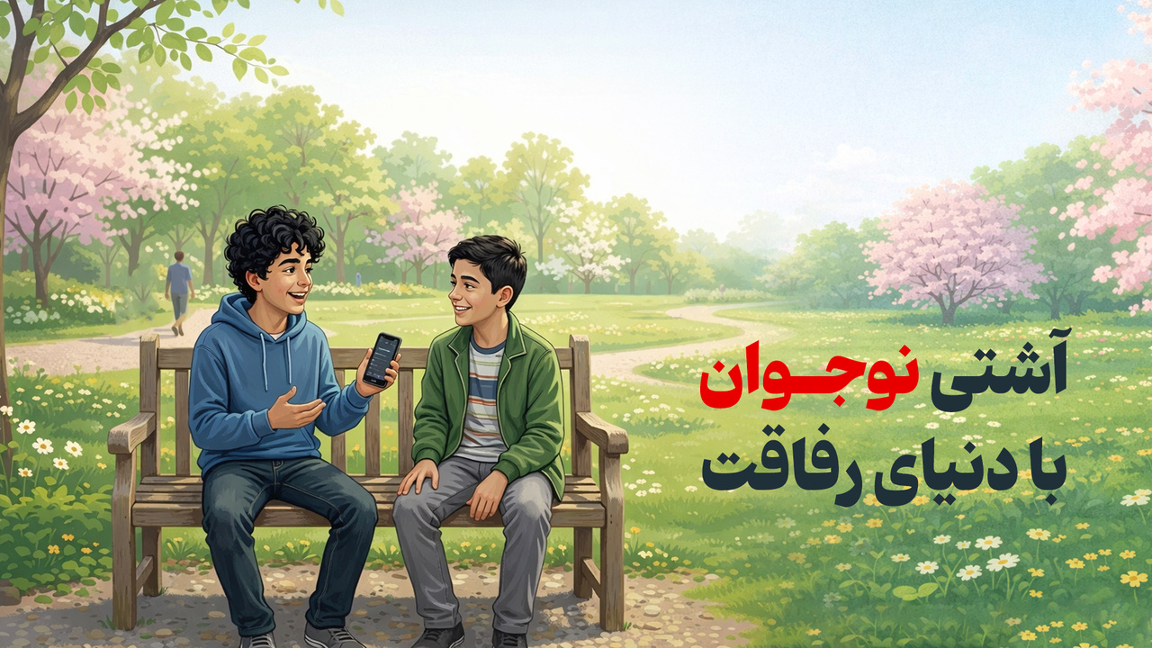 آشتی نوجوان با دنیای رفاقت آشتی نوجوان با دنیای رفاقت