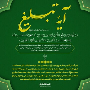 آیۀ تبلیغ