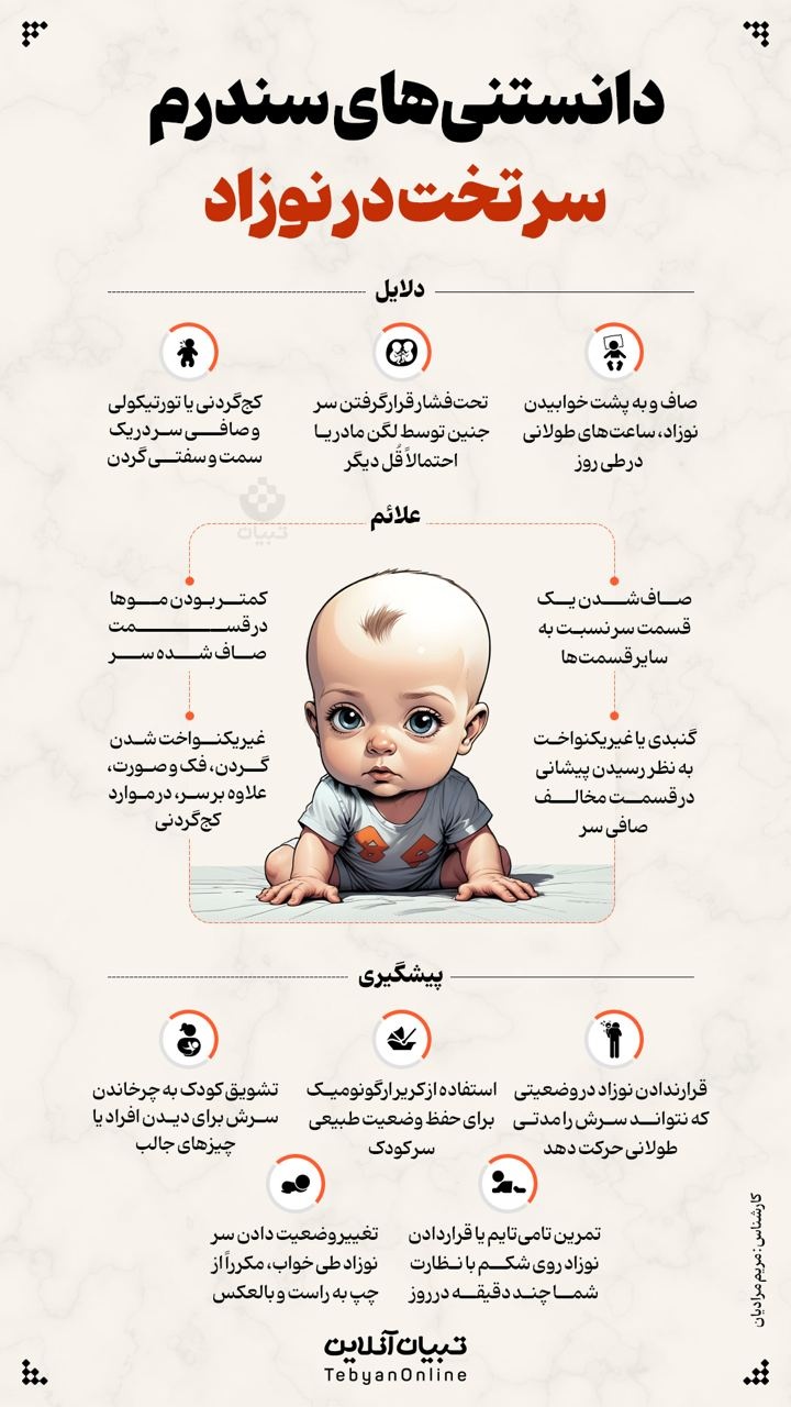 سندرم سر تخت در نوزادان
