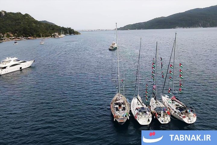 حرکت ناوگان صمود برای شکستن محاصره غزه