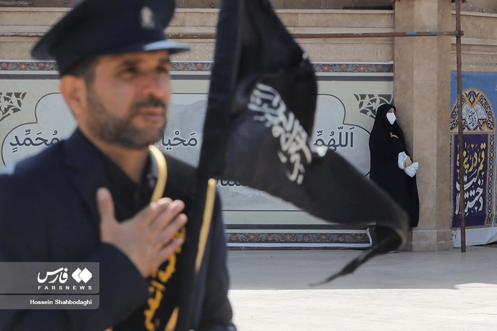 دستهٔ عزای خادمان حرم حضرت معصومه حضرت معصومه سلام الله علیهادر سالروز شهادت امام جوادعلیه السلام