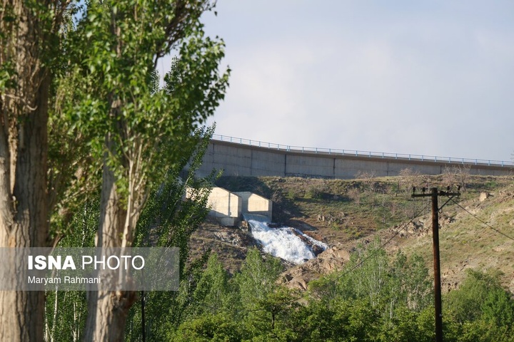 سد اکباتان همدان سر ریز کرد