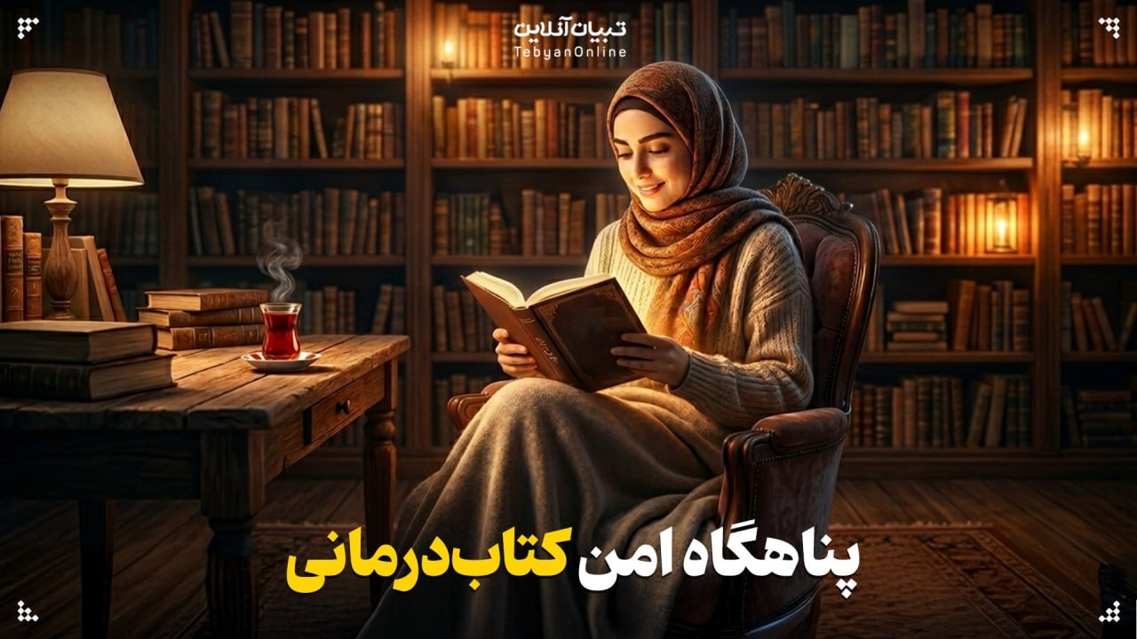 پناهگاه امن کتاب‌درمانی