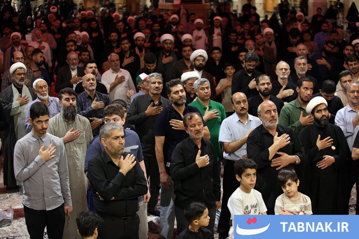 مراسم عزاداری شهادت امام باقر علیه السلام در حریم فاطمی