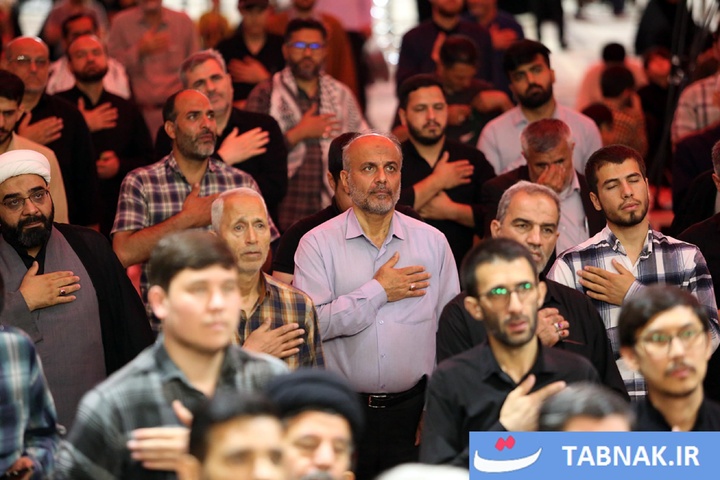 مراسم عزاداری شهادت امام باقر علیه السلام در حریم فاطمی