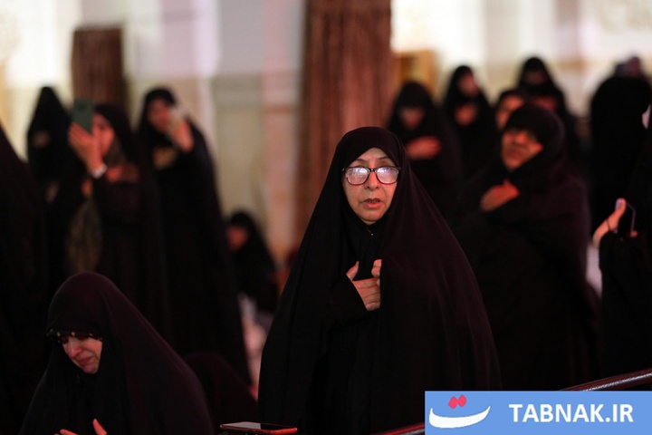 مراسم عزاداری شهادت امام باقر علیه السلام در حریم فاطمی