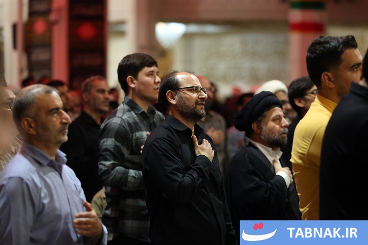 مراسم عزاداری شهادت امام باقر علیه السلام در حریم فاطمی