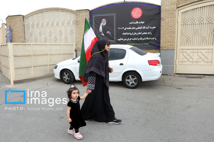 مراسم یادبود شهدای خانواده رهبر معظم انقلاب
